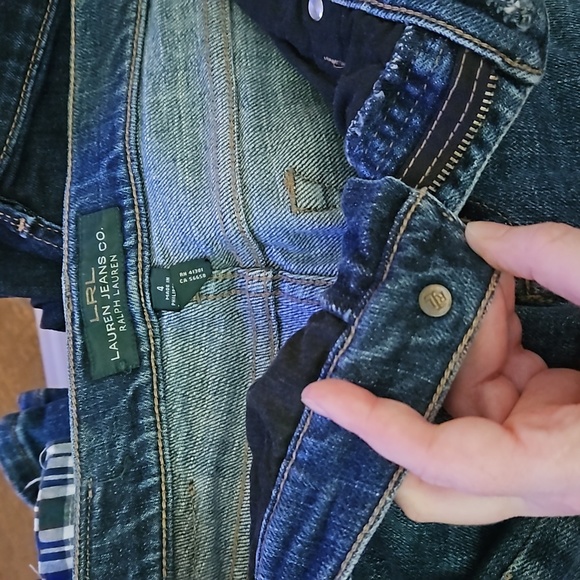 Lauren Ralph Lauren distressed boot cut jeans women's size 4 - Picture 13 of 14